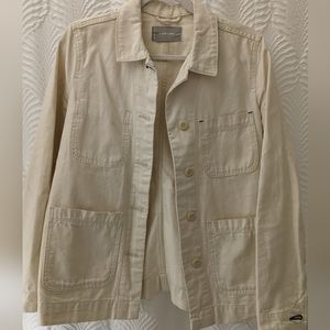 Everlane The Chore Cream Denim Jacket Small